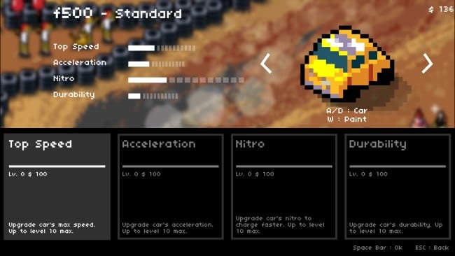 Super Pixel Racers PC Screenshot