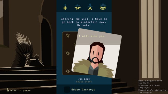 Reigns: Game Of Thrones PC Screenshot