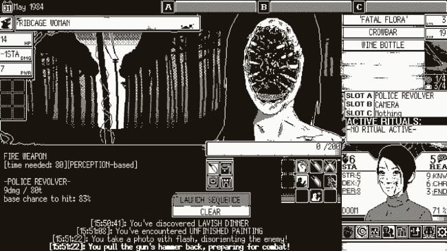 WORLD OF HORROR PC Screenshot