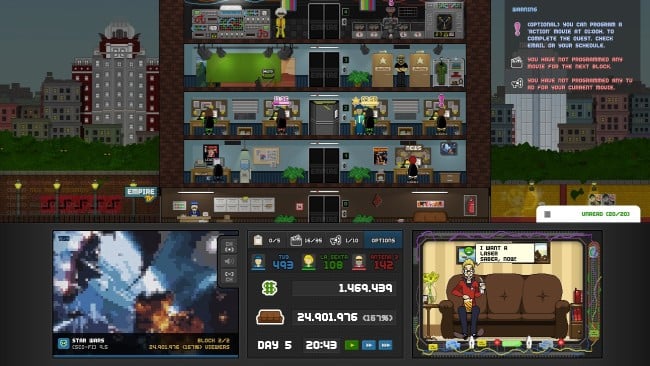 Empire TV Tycoon PC Screenshot