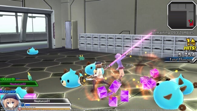 Megatagmension Blanc + Neptune VS Zombies PC Screenshot