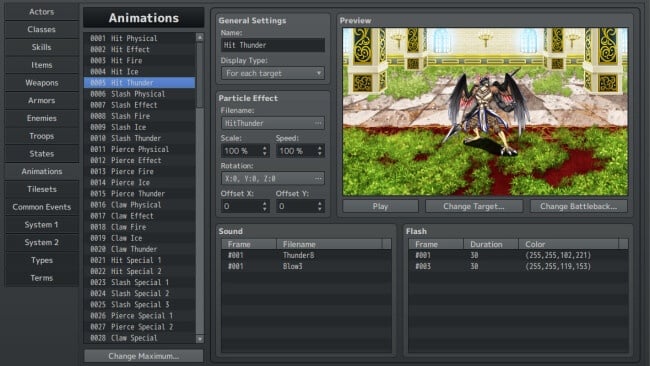 RPG Maker MZ PC Screenshot