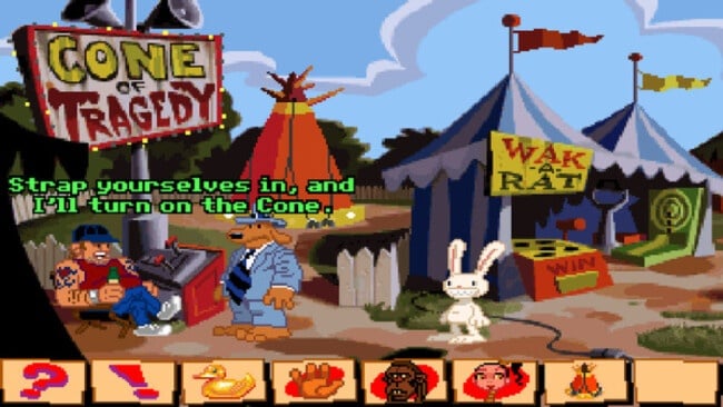 Sam & Max Hit The Road PC Screenshot