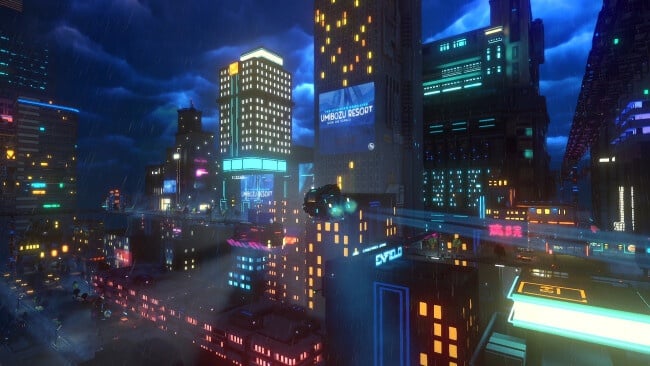 Cloudpunk PC Screenshot