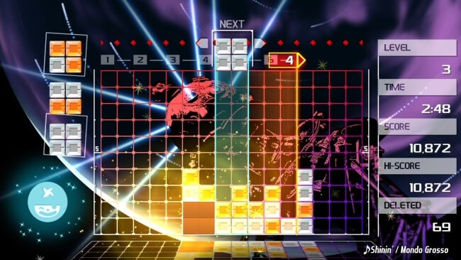LUMINES REMASTERED PC Screenshot