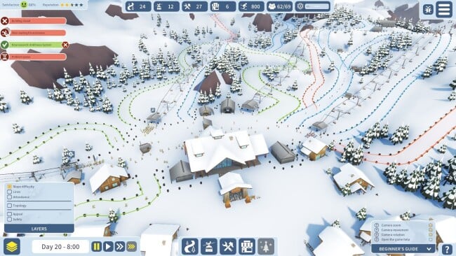 Snowtopia: Ski Resort Tycoon PC Screenshot