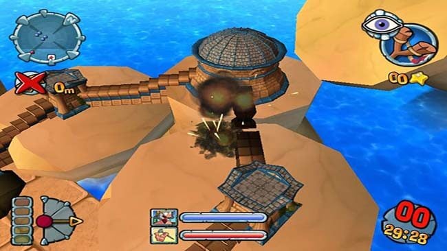 Worms Forts: Under Siege PC Screenshot
