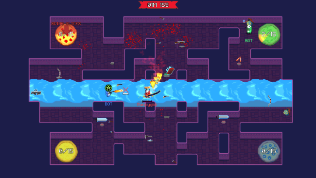 Battlesloths : The Great Pizza Wars PC Screenshot