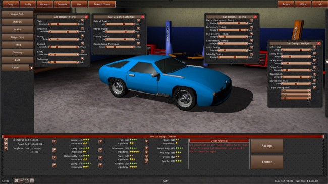 GearCity PC Screenshot