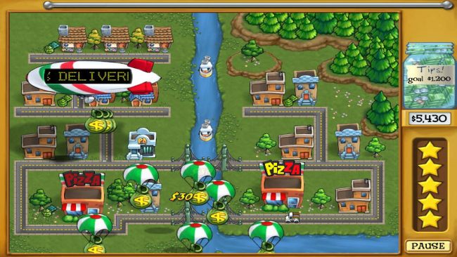 Pizza Frenzy Deluxe Gameplay Screenshot