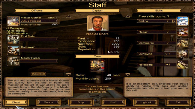 Sea Dogs PC Screenshot