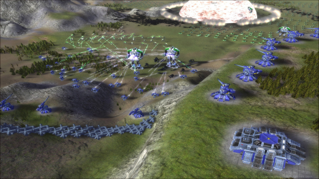 Supreme Commander Gameplay Screenshot