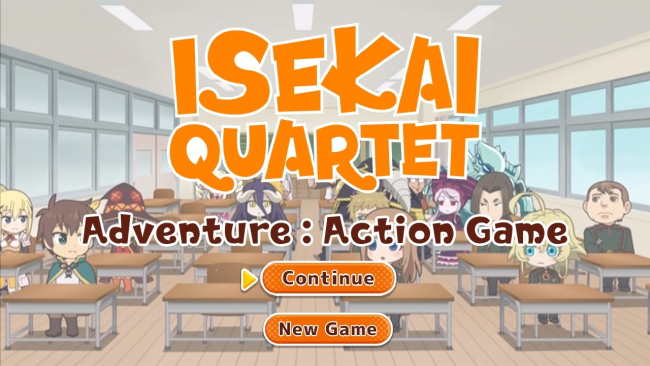 Pixel Game Maker Series Isekai Quartet Adventure Action Game PC Screenshot