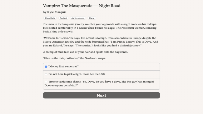 Vampire: The Masquerade – Night Road PC Screenshot