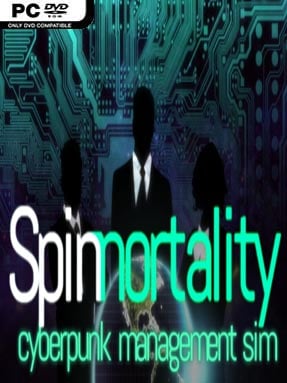 Spinnortality | Cyberpunk Management Sim Cover Art