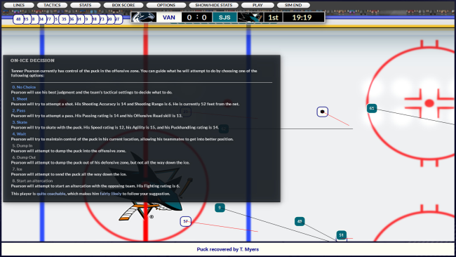 Franchise Hockey Manager PC Screenshot