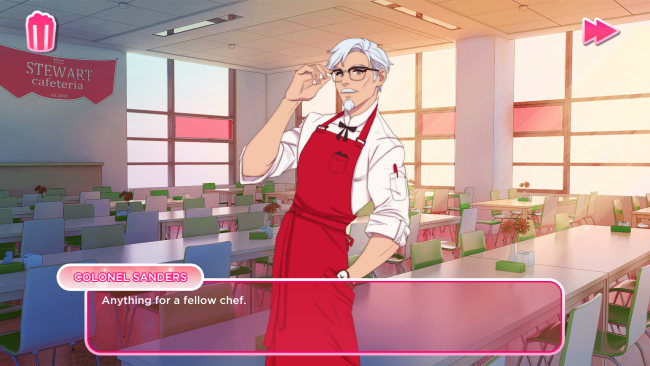 I Love You, Colonel Sanders! A Finger Lickin Good Dating Simulator PC Screenshot