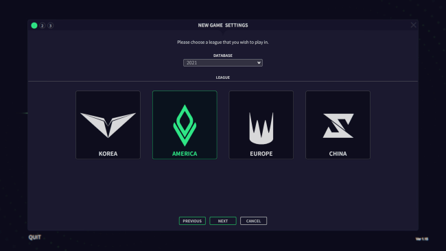 League Manager PC Screenshot