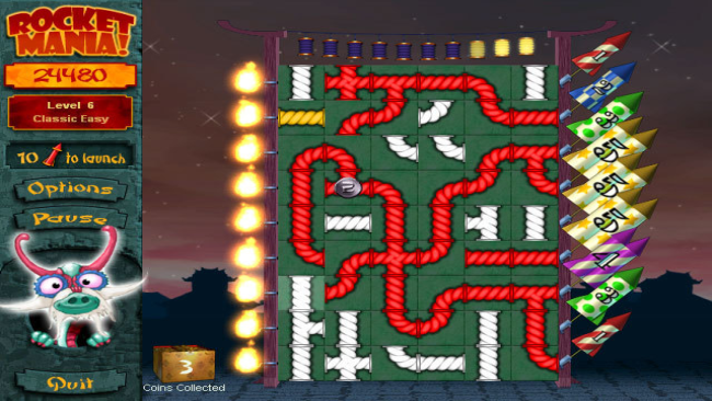 Rocket Mania Deluxe PC Screenshot