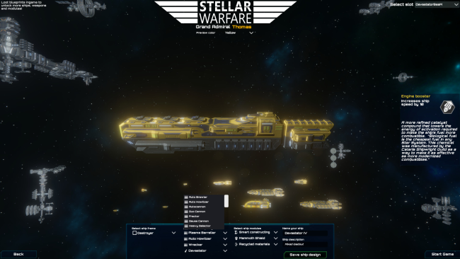 Stellar Warfare PC Screenshot