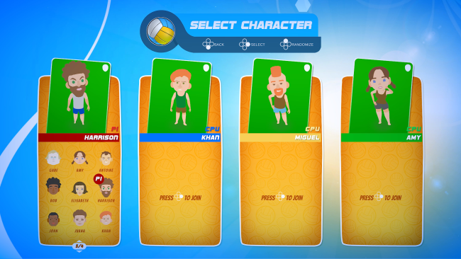 Super Volley Blast PC Screenshot