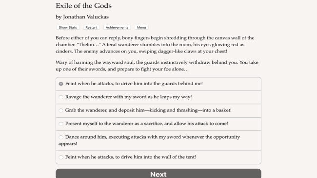Exile of the Gods PC Screenshot