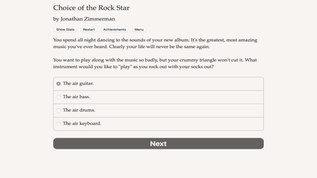 Choice Of The Rock Star PC Screenshot