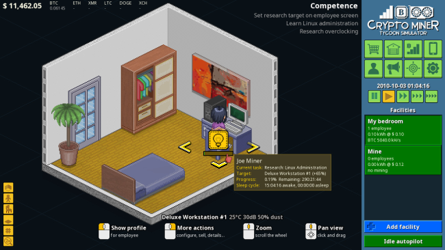 Crypto Miner Tycoon Simulator PC Screenshot