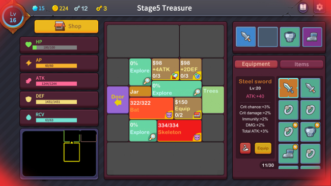 Minimal Dungeon RPG PC Screenshot