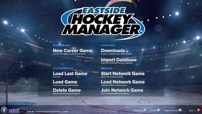 Eastside Hockey Manager PC Screenshot