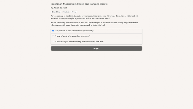 Freshman Magic: Spellbooks and Tangled Sheets PC Screenshot