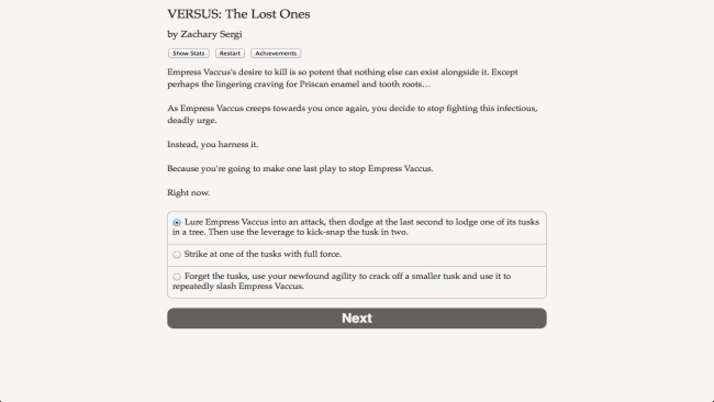 VERSUS: The Lost Ones PC Screenshot