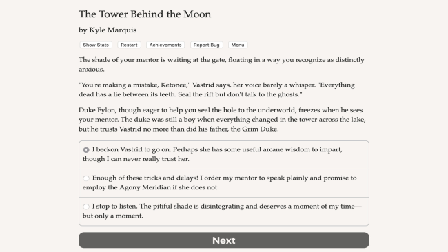 Tower Behind The Moon PC Screenshot