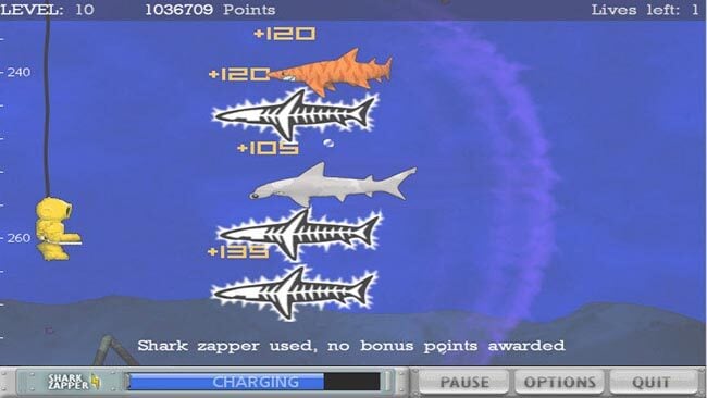Typer Shark! Deluxe PC Screenshot