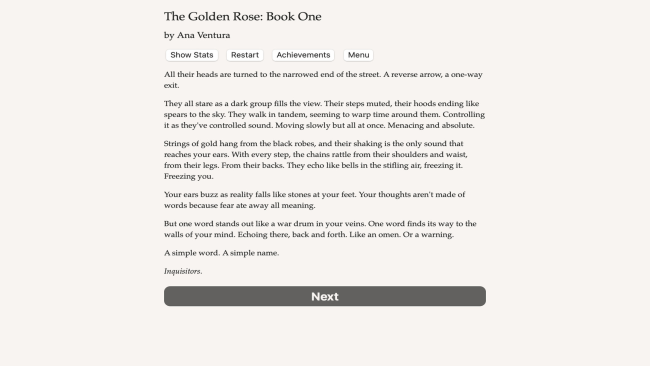 The Golden Rose: Book One PC Screenshot