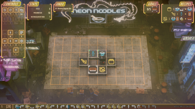 Neon Noodles – Cyberpunk Kitchen Automation PC Screenshot