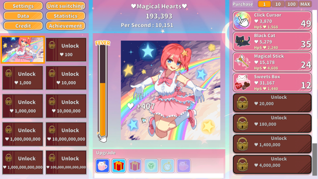 Magical Girl Clicker PC Screenshot
