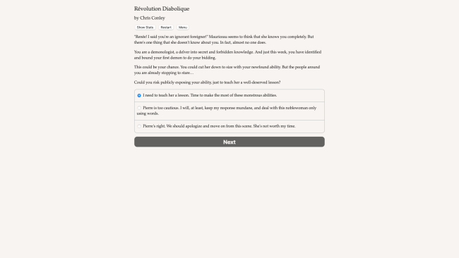 Revolution Diabolique PC Screenshot