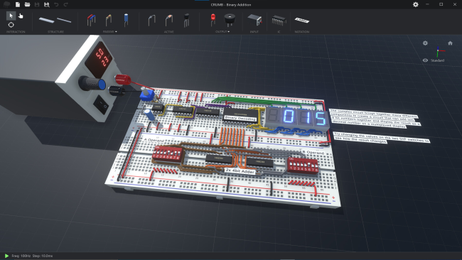 CRUMB Circuit Simulator PC Screenshot