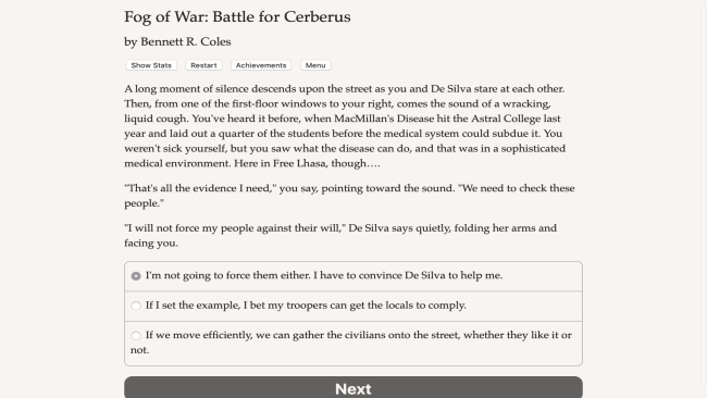 Fog Of War: The Battle For Cerberus PC Screenshot