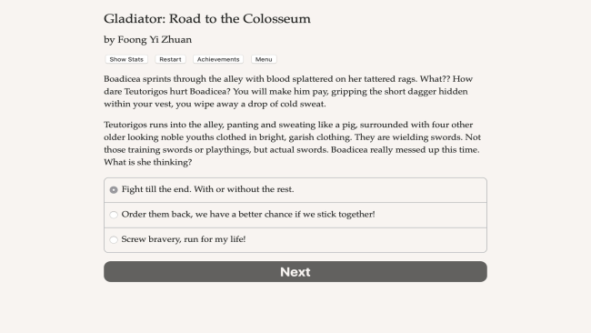 Gladiator: Road to the Colosseum PC Screenshot