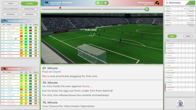 GOAL! The Club Manager PC Screenshot