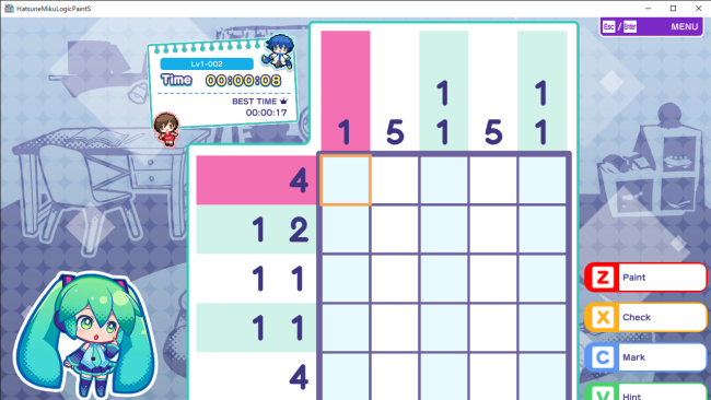 Hatsune Miku Logic Paint S PC Screenshot