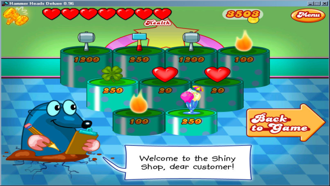Hammer Heads Deluxe Gameplay Screenshot
