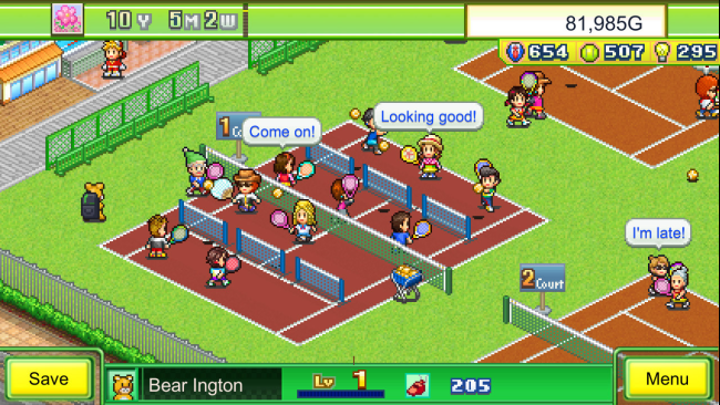 Tennis Club Story PC Screenshot