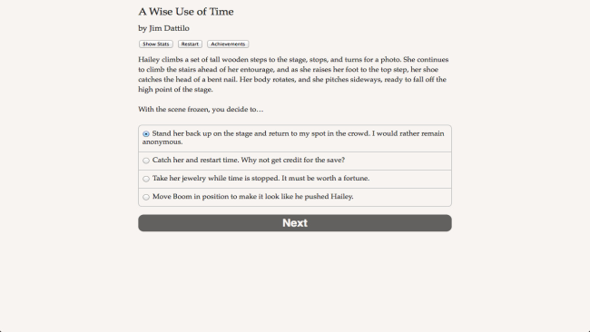 A Wise Use of Time PC Screenshot