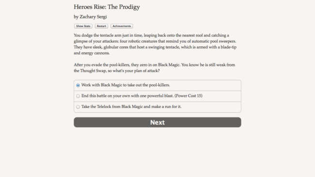 Heroes Rise: The Prodigy PC Screenshot