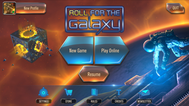 Roll For The Galaxy PC Screenshot