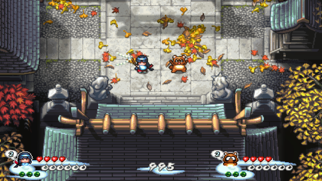 Pocky & Rocky Reshrined PC Screenshot