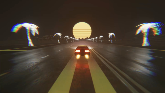 Vaporwave Drift PC Screenshot